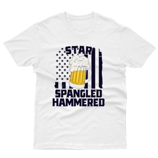 Star Spangled Hammered T shirt