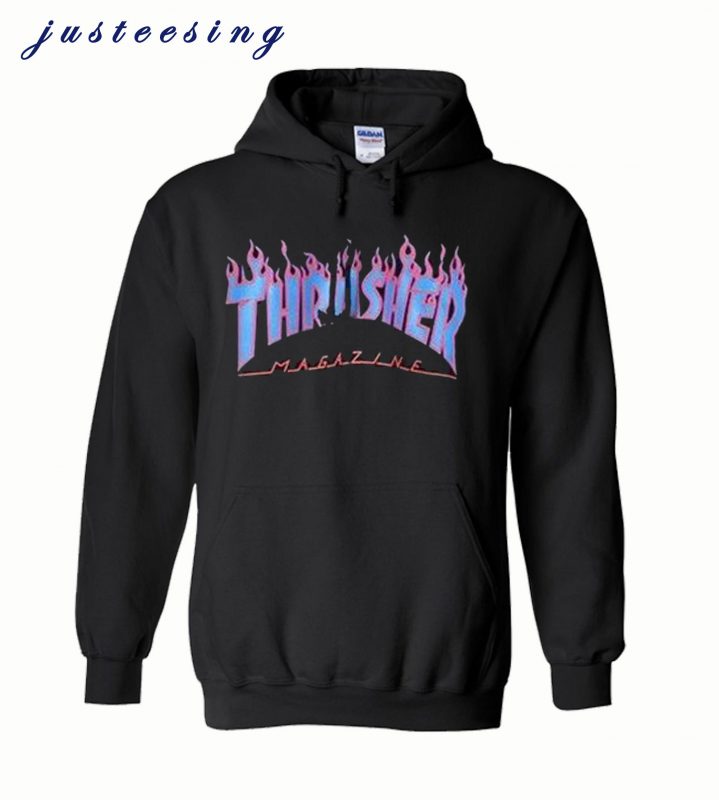 blue flame hoodie