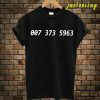 007 373 T-Shirt Meaning