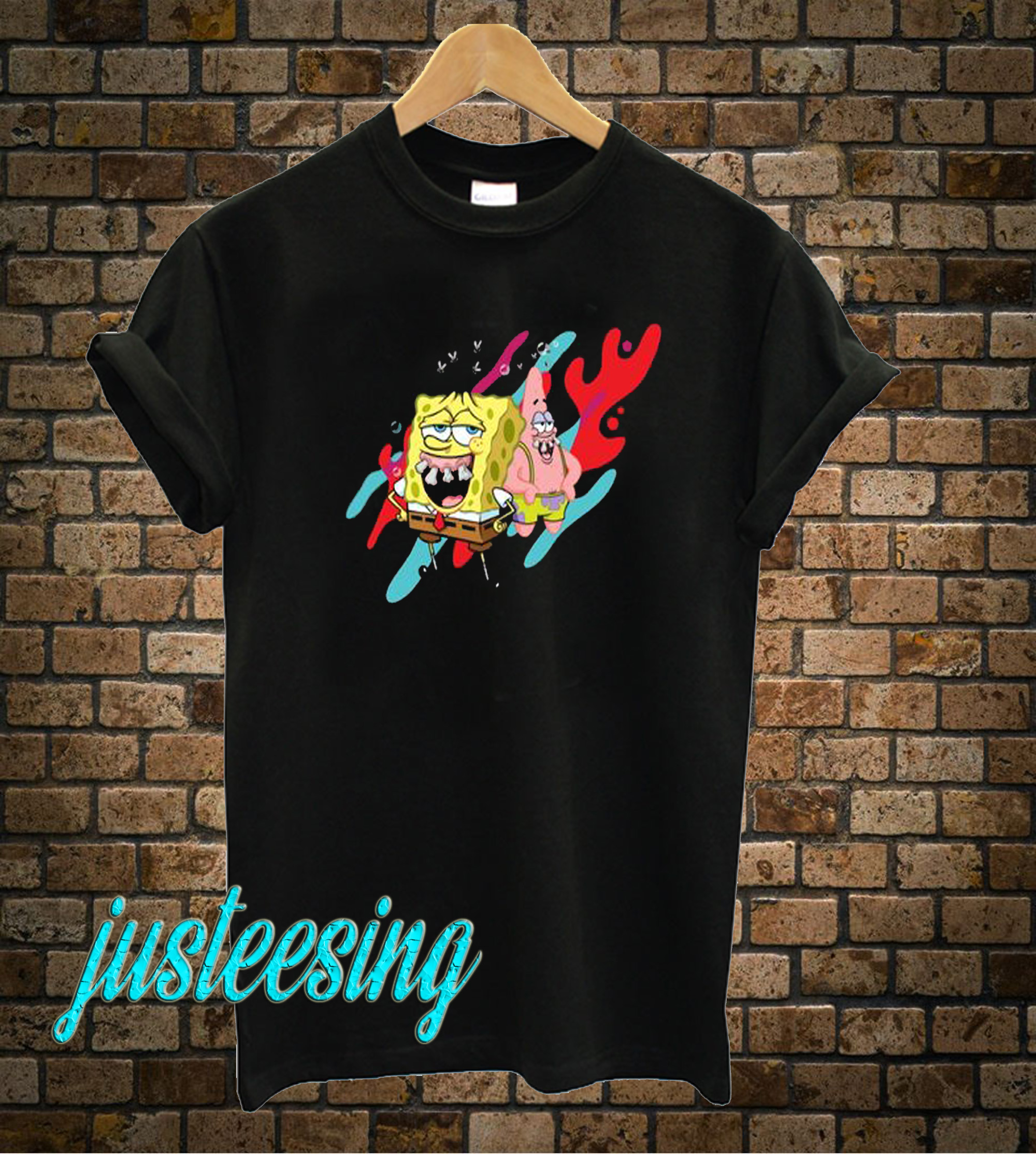 Spongebob And Patrick T-Shirt – justeesing