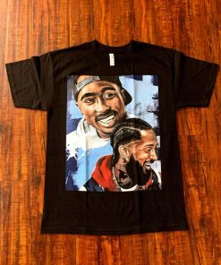 Nipsey Hussle tupac 2pac rapper t shirt NF