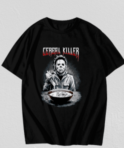 Michael Myers Halloween Cereal Killer T-Shirt TPKJ3