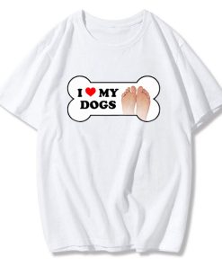 I Love My Dogs Bumper T-Shirt TPKJ3